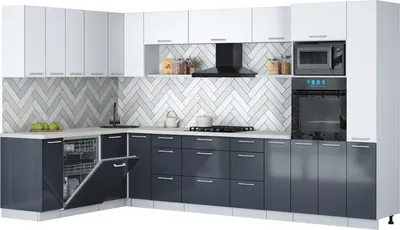 

Кухонный гарнитур, Мила Gloss 1.896х3.48