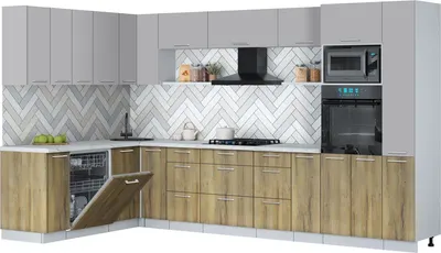 

Кухонный гарнитур, Мила Gloss 1.896х3.48