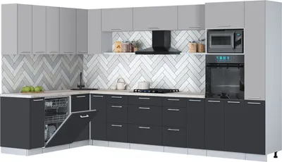 

Кухонный гарнитур, Мила Gloss 1.896х3.48