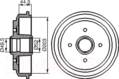 

Тормозной барабан Bosch, 0986477149