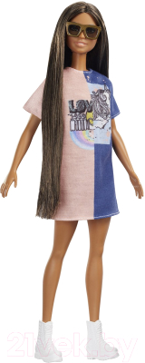 Кукла с аксессуарами Barbie Игра с модой / FBR37/FXL43