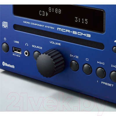 Микросистема Yamaha MCR-B043 (синий)