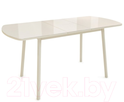 Обеденный стол Listvig Винер G 120-152x70 (кремовый)
