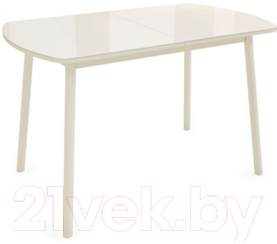 Обеденный стол Listvig Винер Mini 94-126x64 (кремовый)
