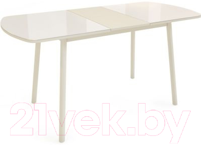 Обеденный стол Listvig Винер Mini 94-126x64 (кремовый)