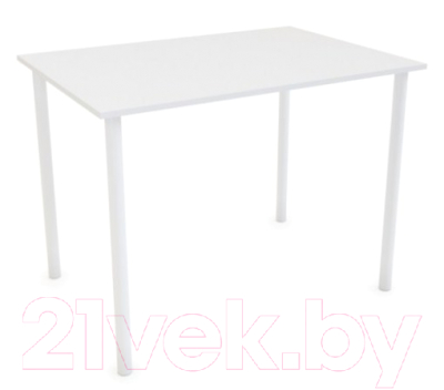 Обеденный стол Listvig Слим 110x70 (белый)