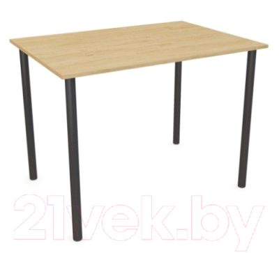 Обеденный стол Listvig Слим 110x70 (дуб/графит)