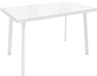 Обеденный стол Listvig Фин 120-152x70 (белый) - 
