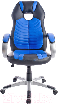 Кресло геймерское Mio Tesoro Франческо X-2763-3 (черный/синий)