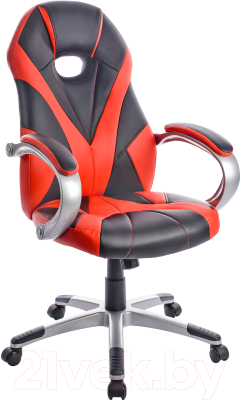 Кресло геймерское Mio Tesoro Франческо X-2763-1 (черный/красный)