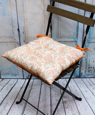 Подушка на стул MATEX Homely / 08-002 (оранжевый/персиковый)