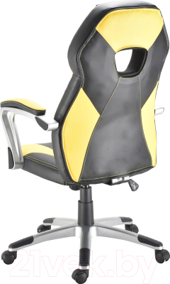 Кресло геймерское Mio Tesoro Франческо X-2763-2 (черный/желтый)