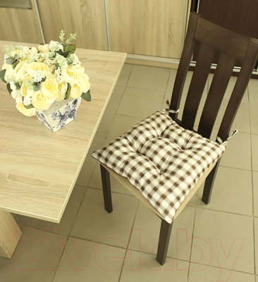 Подушка на стул MATEX Homely / 05-759 (коричневый)