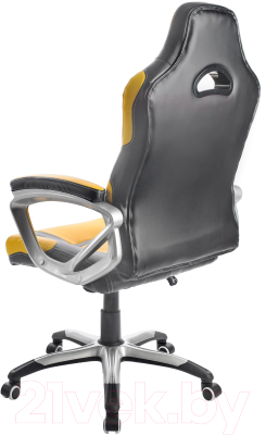 Кресло геймерское Mio Tesoro Роберто X-2743 (черный/желтый)