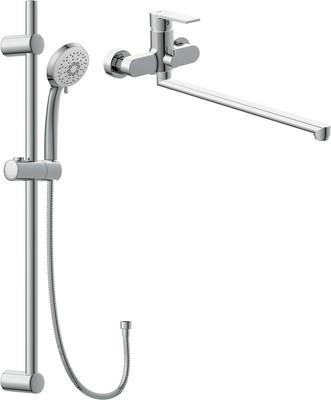 

Душевой гарнитур со смесителем, Brasko 64091 + Vibe 63067