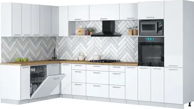 

Кухонный гарнитур, Мила Gloss 1.896х3.58