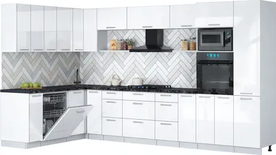 

Кухонный гарнитур, Мила Gloss 1.896х3.58