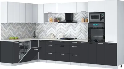 

Кухонный гарнитур, Мила Gloss 1.896х3.58