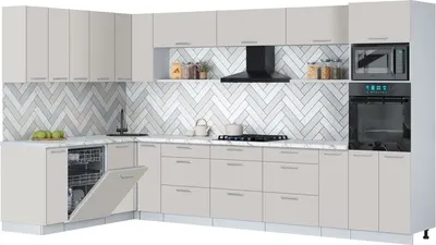 

Кухонный гарнитур, Мила Gloss 1.896х3.58-2