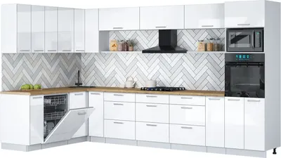 

Кухонный гарнитур, Мила Gloss 1.896х3.58-2