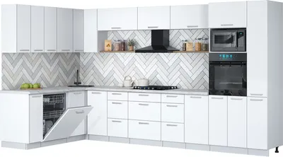 

Кухонный гарнитур, Мила Gloss 1.896х3.68