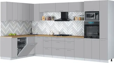 

Кухонный гарнитур, Мила Gloss 1.896х3.68