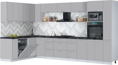 

Кухонный гарнитур, Мила Gloss 1.896х3.68