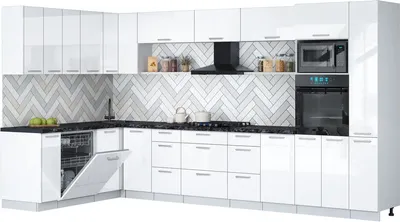 

Кухонный гарнитур, Мила Gloss 1.896х3.68