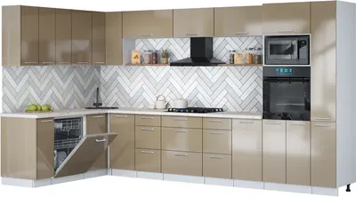 

Кухонный гарнитур, Мила Gloss 1.896х3.68