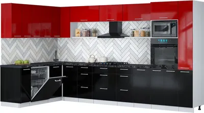 

Кухонный гарнитур, Мила Gloss 1.896х3.68