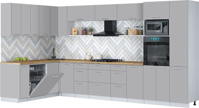 

Кухонный гарнитур, Мила Gloss 1.896х3.78