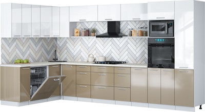 

Кухонный гарнитур, Мила Gloss 1.896х3.78