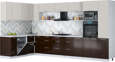 

Кухонный гарнитур, Мила Gloss 1.896х3.78