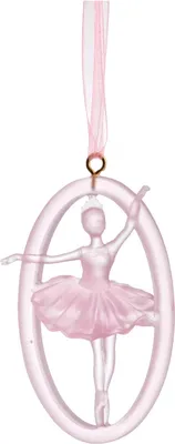 

Подвеска новогодняя, Pate de Verre Cristal Балерина / DDT-SV-2026-005