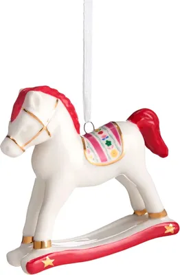 

Елочная игрушка, Лошадка красная грива / DDT-ARJ4