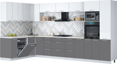 

Кухонный гарнитур, Мила Gloss 1.896х3.78