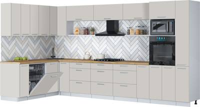 

Кухонный гарнитур, Мила Gloss 1.896х3.88