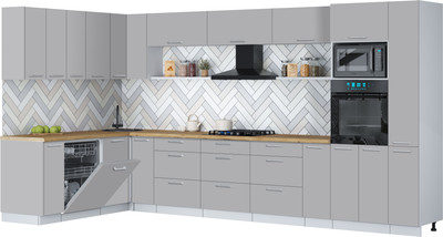 

Кухонный гарнитур, Мила Gloss 1.896х3.88