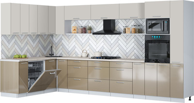 

Кухонный гарнитур, Мила Gloss 1.896х3.88