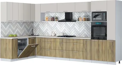 

Кухонный гарнитур, Мила Gloss 1.896х3.88