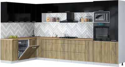 

Кухонный гарнитур, Мила Gloss 1.896х3.88