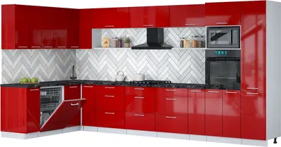 

Кухонный гарнитур, Мила Gloss 1.896х3.98