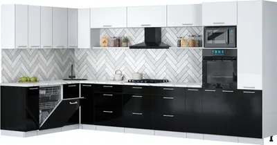 

Кухонный гарнитур, Мила Gloss 1.896х3.98