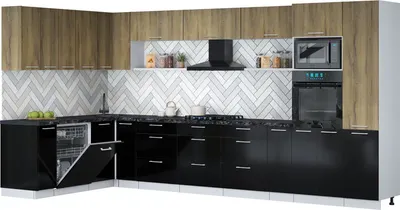 

Кухонный гарнитур, Мила Gloss 1.896х3.98