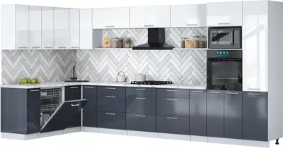 

Кухонный гарнитур, Мила Gloss 1.896х3.98