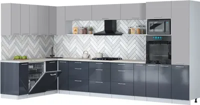 

Кухонный гарнитур, Мила Gloss 1.896х3.98