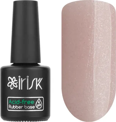 

База для гель-лака, Acid-free Rubber Base тон 05 Natural Shimmer Pink