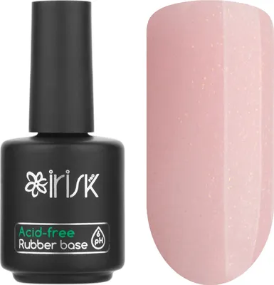 

База для гель-лака, Acid-free Rubber Base тон 04 Shimmer Pink