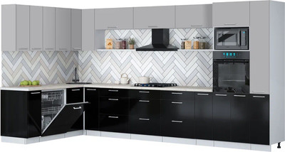 

Кухонный гарнитур, Мила Gloss 1.896х3.88