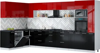

Кухонный гарнитур, Мила Gloss 1.896х3.88